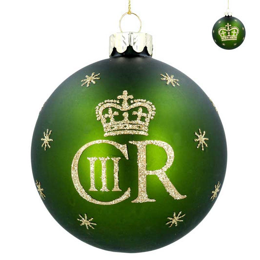 King Charles III Bauble, Green