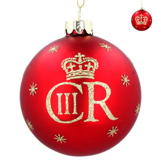 King Charles III Bauble, Red
