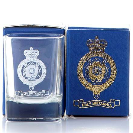 Britannia Crest Tot Glass