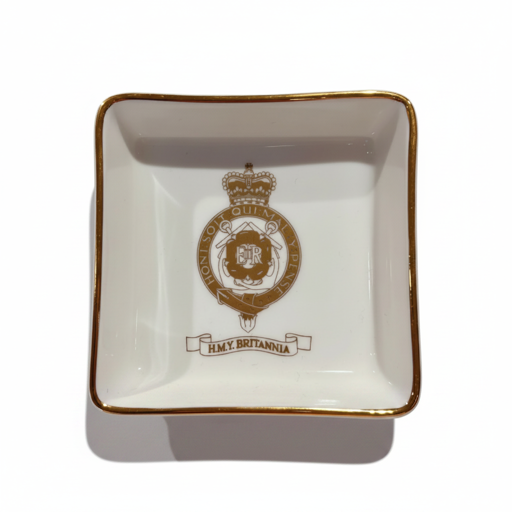 Britannia Gold Crest China Trinket Dish