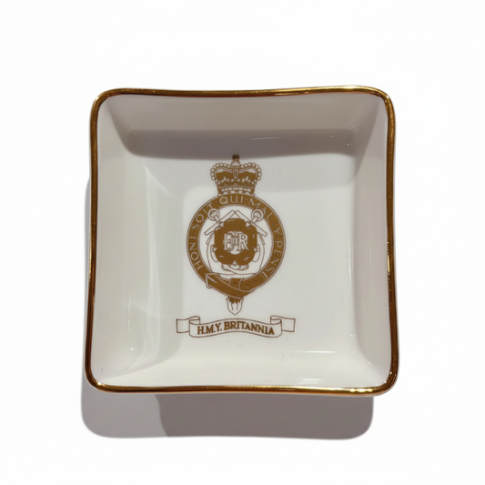 Britannia Gold Crest China Trinket Dish