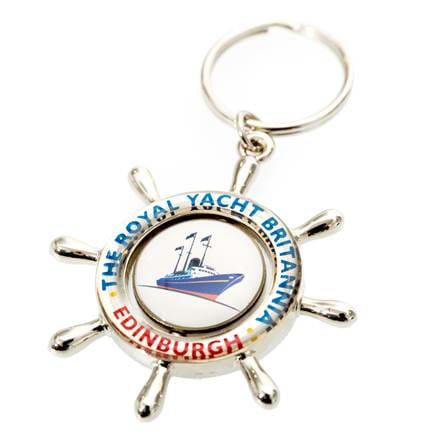 Britannia Ships Wheel Keyring – The Royal Yacht Britannia