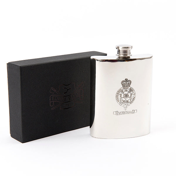 Britannia Pewter Kidney Flask