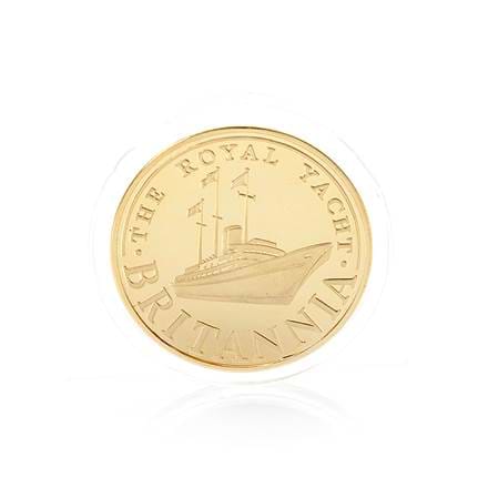 Britannia 22ct Gold-plated Brass Coin