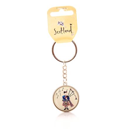 Scotland Piper Keyring