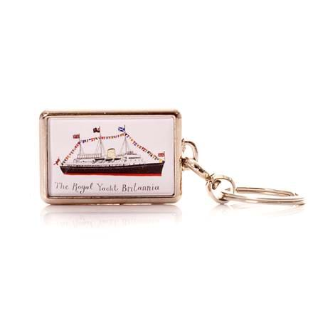 Britannia Flying Flags Keyring