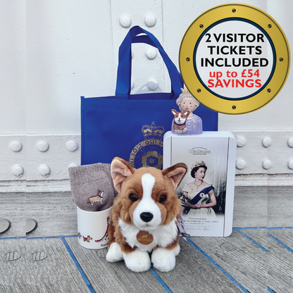 Queen and Corgi Hamper with Two Admissions Tickets