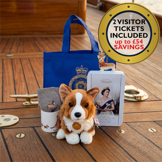 Queen and Corgi Hamper with Two Admissions Tickets