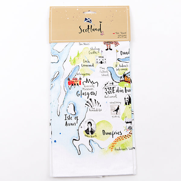Scotland Tea Towel