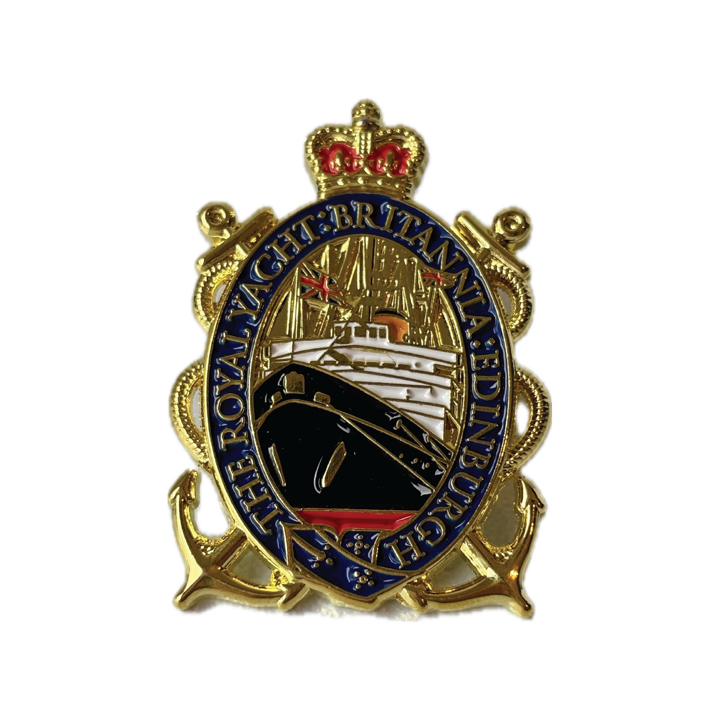 Britannia Shield Label Pin