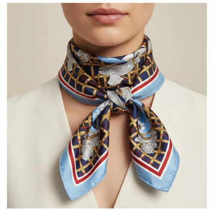 Britannia Silk Square Scarf